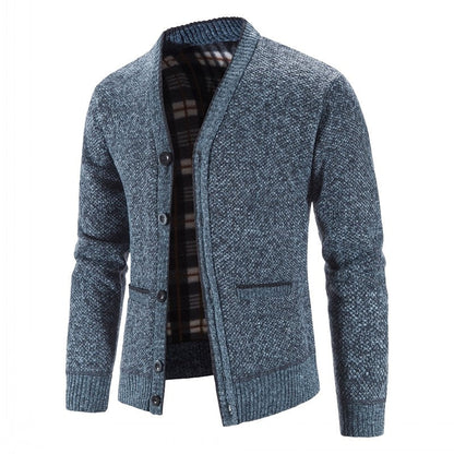 Hugh | Textured V-Neck Cardigan