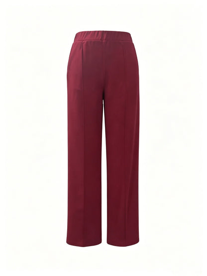Marlene | High-Waisted Straight-Leg Trousers