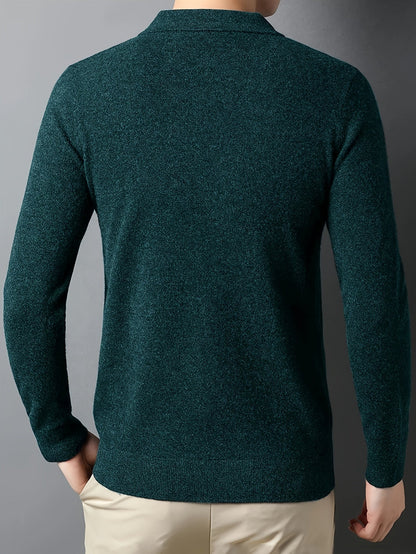 Frederick | Refined Collared Polo Jumper
