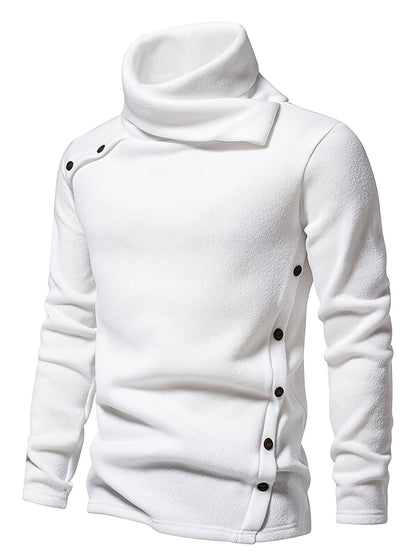 Marcus | Slouch-Neck Button Sweater