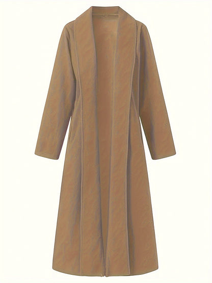 Gwendolyn | Draped Longline Coat