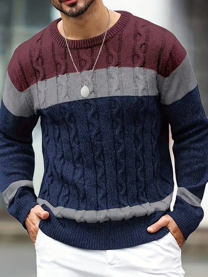 Bradley | Textured Cable-Knit Sweater