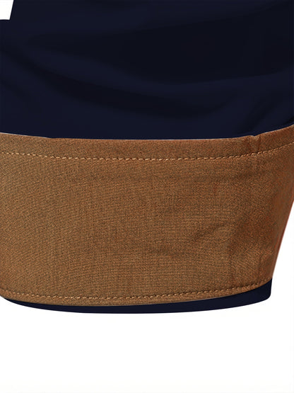 Damon | Contrast-Trim Slim Fit Shirt