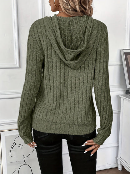 Noreen | Cosy Ribbed Hoodie