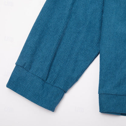 Hamish | Ribbed Zip Jacket
