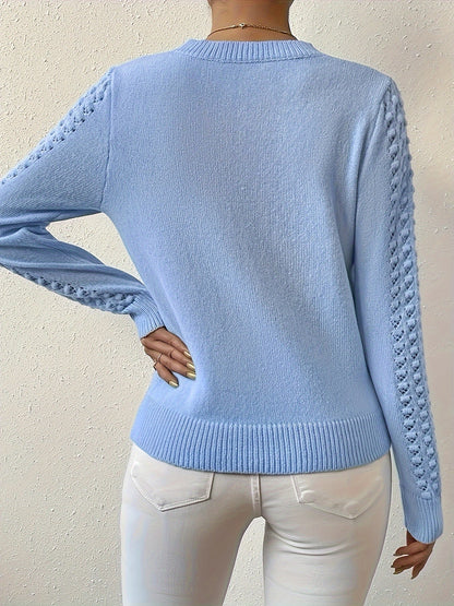 Lorena | Pointelle Knit Sweater