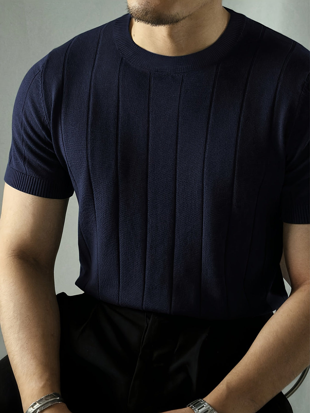 Julius | Ribbed Short-Sleeve Knit Top