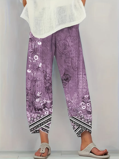 Amanda | Classic Vintage Floral Pants