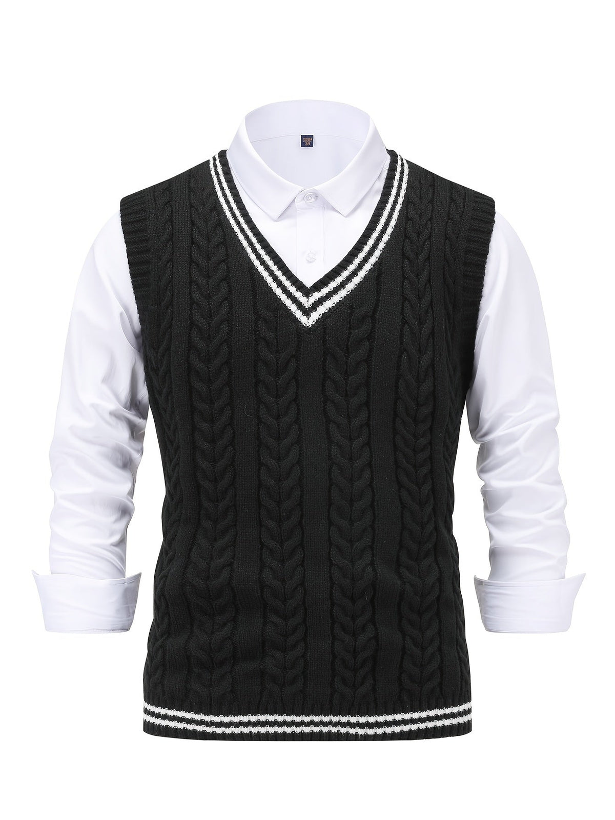 Lionel | Classic Cable-Knit Sweater Vest