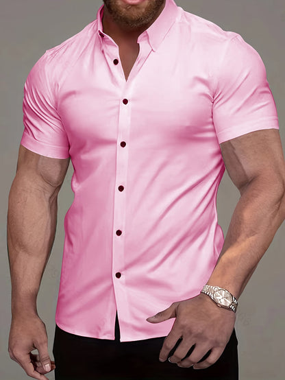 Ashton | Classic Muscle Button Shirt
