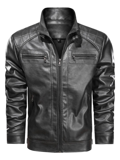 Rafael | Zip-Up Biker Jacket