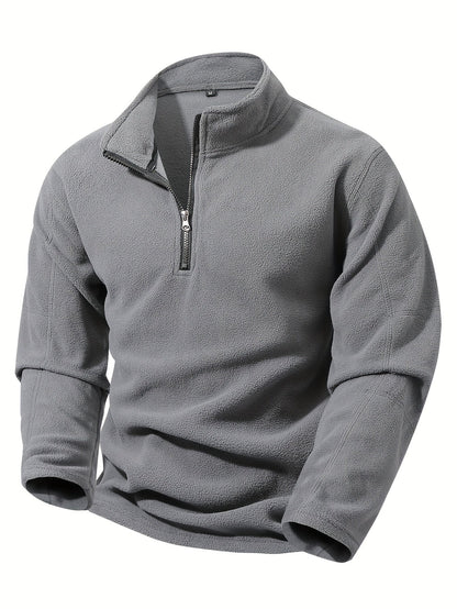 Fraser | Stand-Collar Half-Zip Pullover