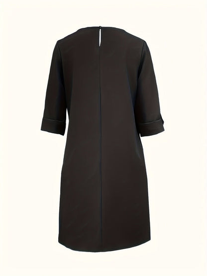 Beatrice | Comfortable Round Neck Dress