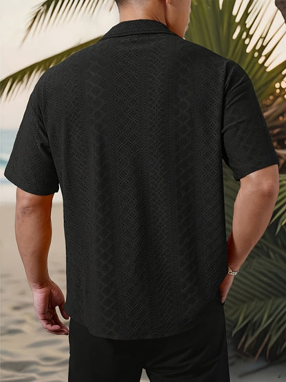 Rhett | Textured Short-Sleeve Casual Shirt