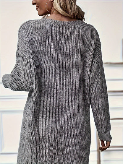 Larissa | Wrap-Front Knitted Dress