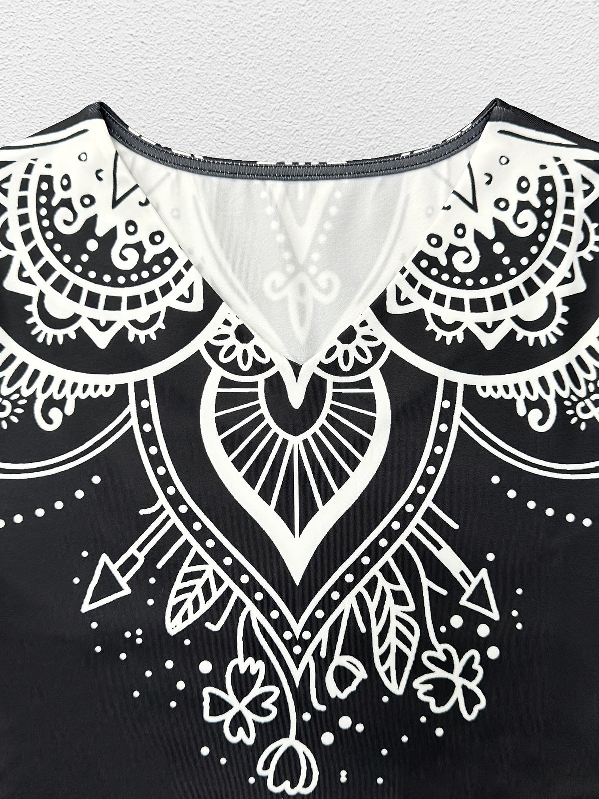 Rosalyn | Ornate Print A-Line Maxi Dress