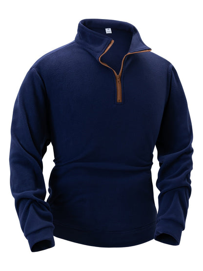 Hollis | Half-Zip Stand-Collar Pullover