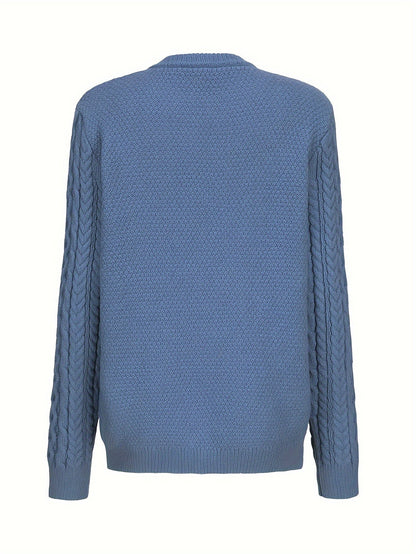 Winifred | Textured Button-Front Cardigan