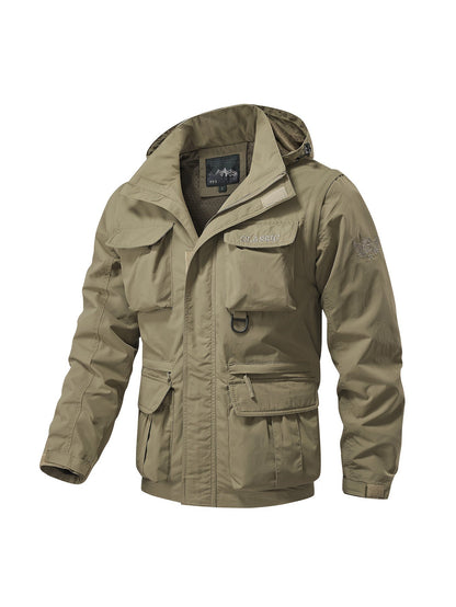 Auden | Detachable-Hood Utility Jacket