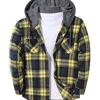 Yellow and navy blue