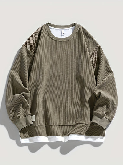 Auden | Layered Crewneck Sweatshirt