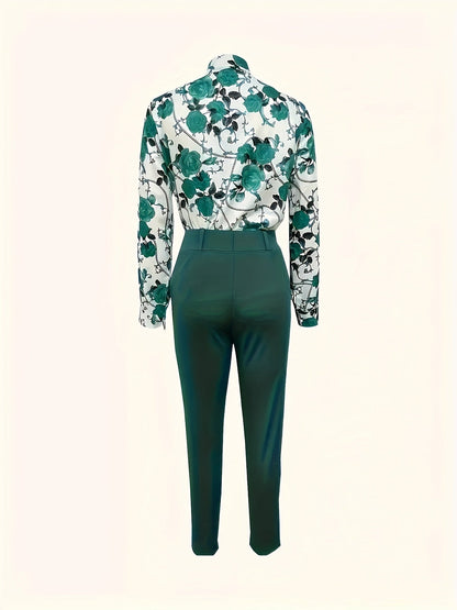Marlene | Elegant Floral Two-Piece Set