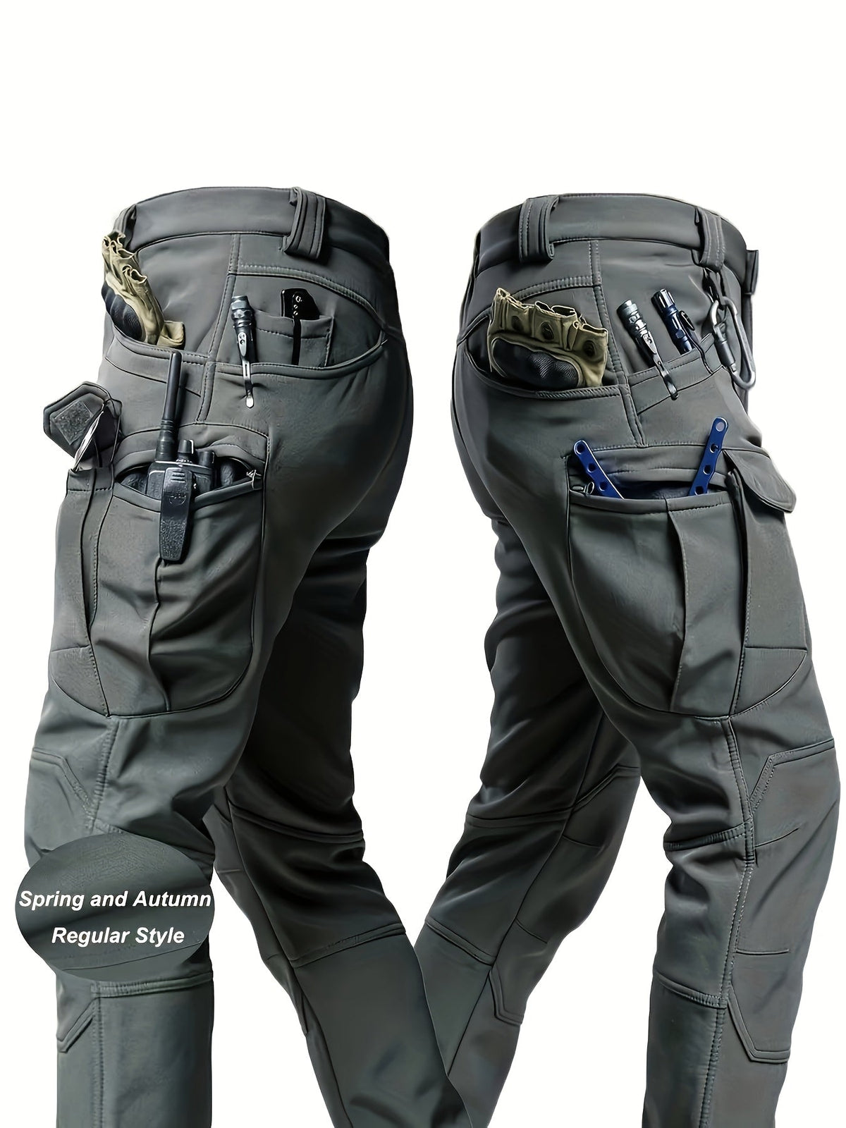 Marcus | Multi-Pocket Utility Trousers