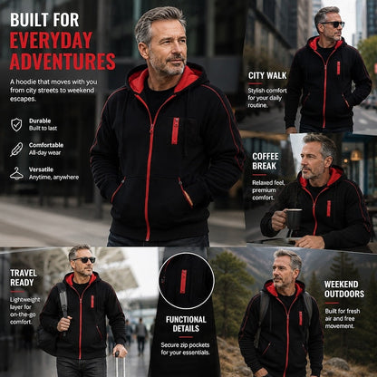 Donovan | Full-Zip Hooded Jacket