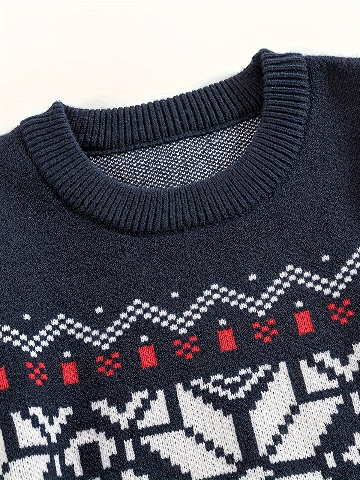 Fabian | Nordic Patterned Crewneck Sweater