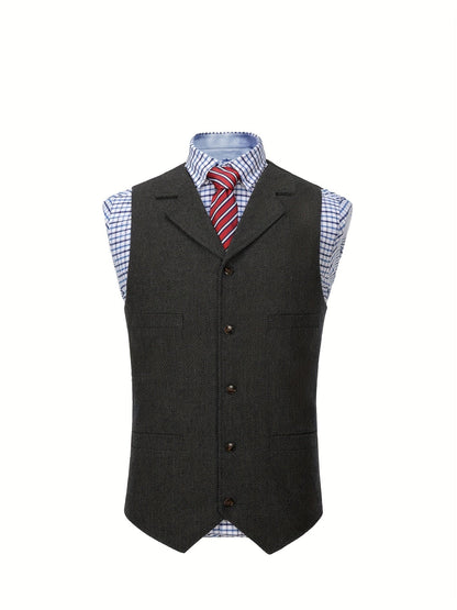 Rhodes | Heritage Herringbone Waistcoat