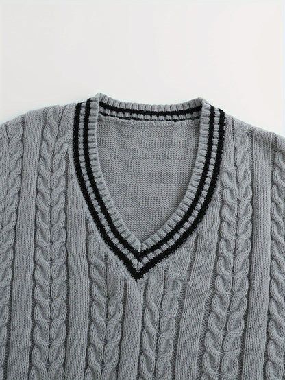 Lionel | Classic Cable-Knit Sweater Vest