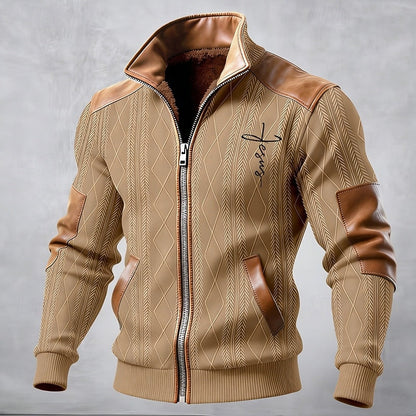 Barrett | Textured Stand-Collar Jacket