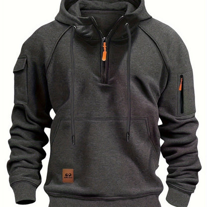 Colton | Rugged Quarter-Zip Hoodie