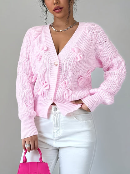Primrose | Soft Bow-Detail Cardigan