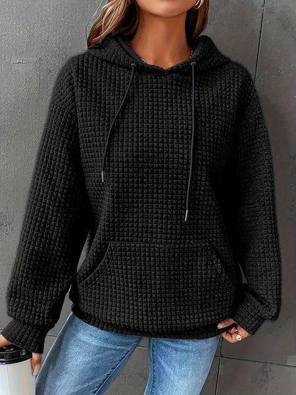 Rosaline | Textured Relaxed Hoodie