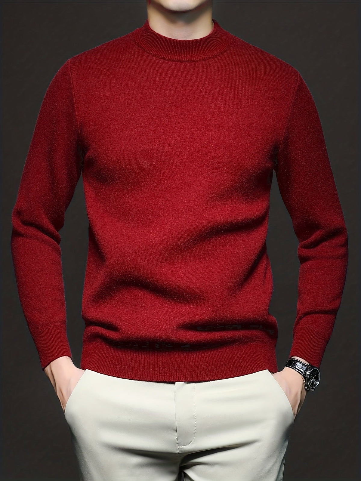 Tobias | Refined High-Neck Sweater