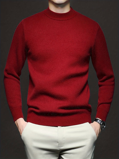 Tobias | Refined High-Neck Sweater