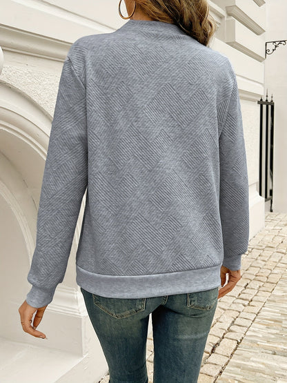 Wren | Asymmetrical Button-Neck Sweater