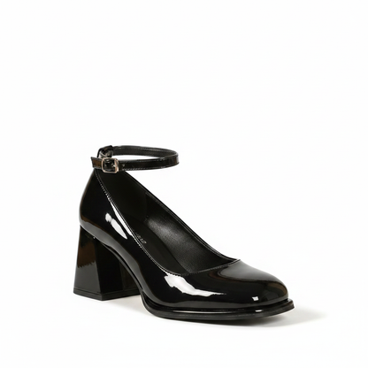 Celeste | Patent Block Heel Sandals
