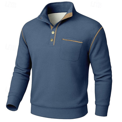 Cormac | Refined Stand-Collar Pullover