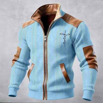 Barrett | Textured Stand-Collar Jacket
