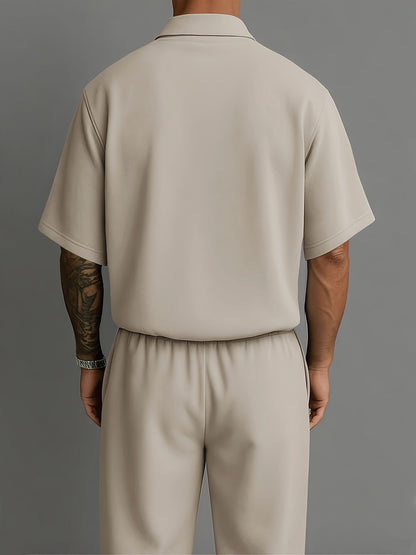Rhett | Refined Short-Sleeve Two-Piece Set
