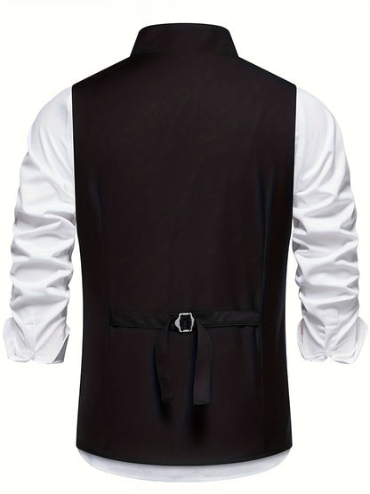 Wallace | Slant-Button Tailored Waistcoat