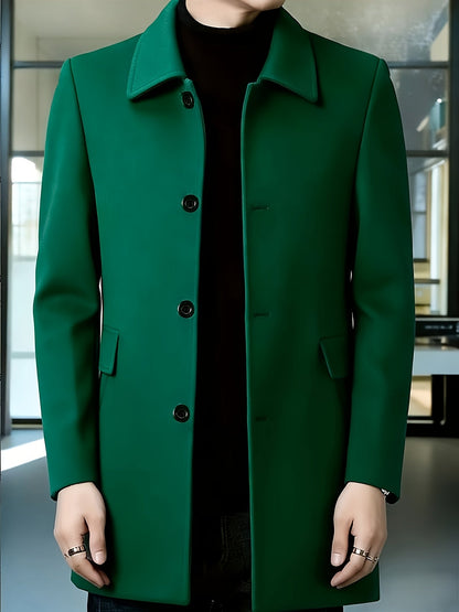 Cedric | Tailored Single-Breasted Overcoat