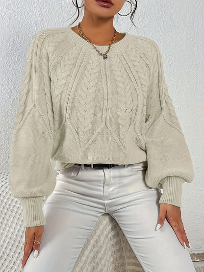 Ophelia | Relaxed Cable-Knit Sweater