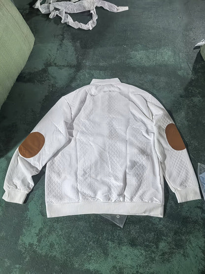 Gabriel | Textured Stand-Collar Jumper