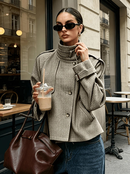 Bernadette | Refined Houndstooth Jacket