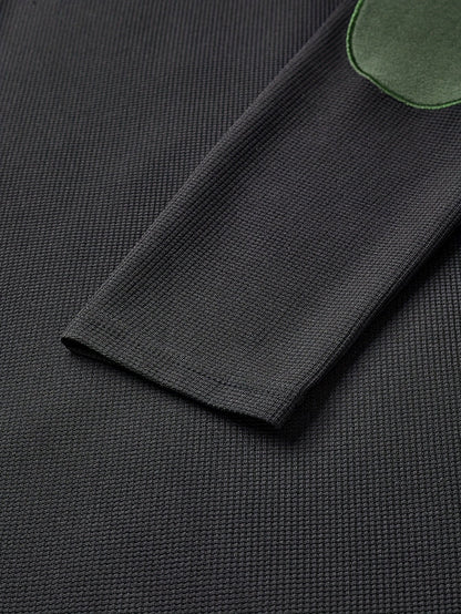 Tristan | Textured Quarter-Zip Pullover