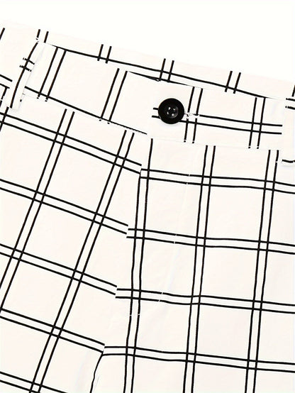 Ellison | Slim-Fit Checked Trousers
