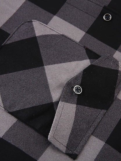 Rowan | Hooded Checked Shirt Jacket